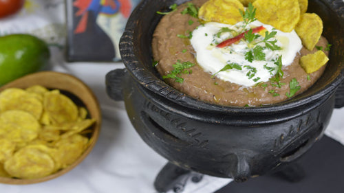 Frijoles refritos (refried beans) Nicaraguan-style