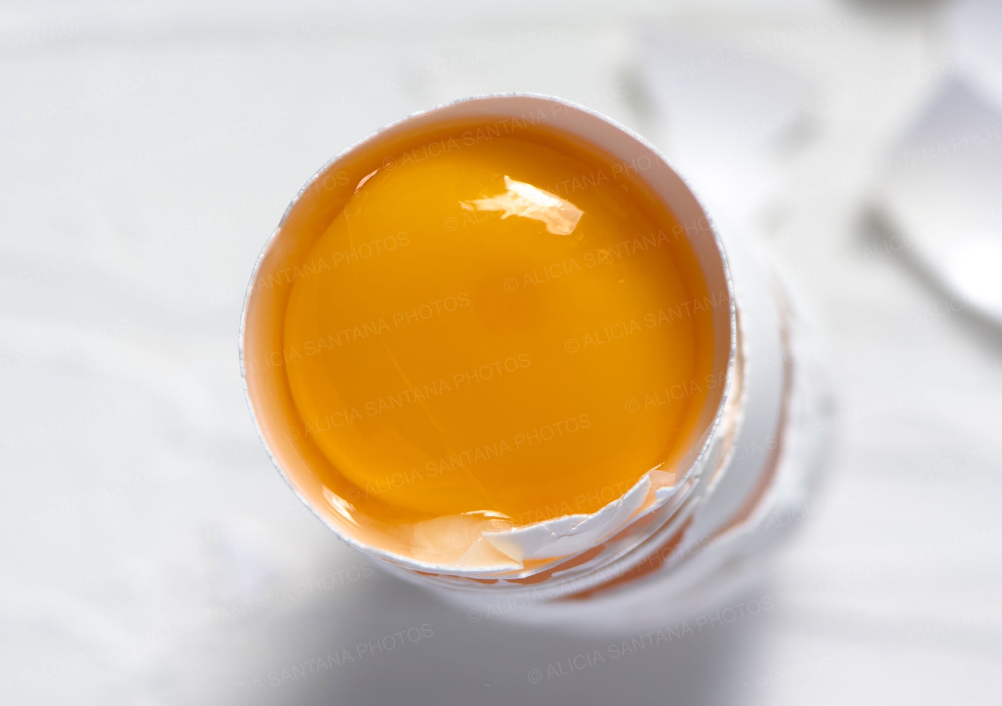 Food photography egg shell